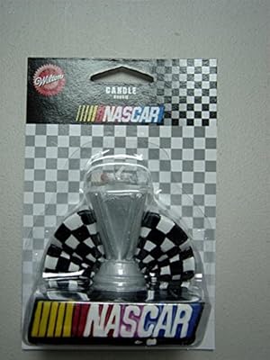 Nascar Candle Trophy Checkered Flag Unique Rare Wilton