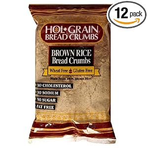 Holgrain Bread Crumbs, Rice, 4-Ounce Packages (Pack of 12) by Holgrain