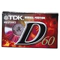 TDK D 60 EB Audio-Kassette (60min)
