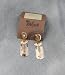 TABRA Earrings RUTILATED QUARTZ and AMBER Post SIGNED