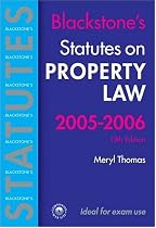 Statutes on Property Law 2005-2006