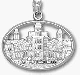 Syracuse Orangemen Hall of Languages Pendant - Sterling Silver Jewelry