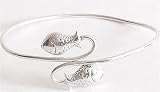 Silver Arm Cuff Armlets from India 3.25 inches (armlt045)