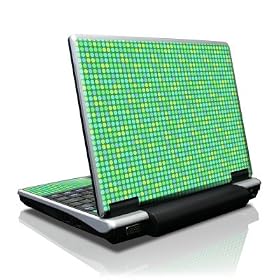 Dots Green Design Decorative Skin Decal Sticker for Toshiba NB100 Netbook Laptop Computer
