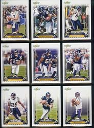 2006 Score San Diego Chargers Football Card Complete Set of 13 Cards including LaDainian Tomlinson and Philip Rivers plus rookie cards of Brett Elliott, Malcom Floyd, and Charlie Whitehurst.
