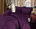 Chezmoi Collection 5 Pieces Solid Rich Purple Microsuede Comforter/bed-in-a-bag Set Twin Size Bedding Chezmoi Collection 5 Pieces Solid Rich Purple Microsuede Comforter/bed-in-a-bag Set Twin Size Bedding