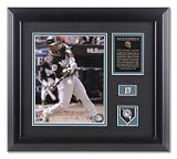Hanley Ramirez Florida Marlins - 2006 ROY - Framed 8x10 Photograph with Game Used Baseball Piece and Team Medallion