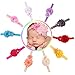 Lookatool Upgrade 10pcs Baby Girl Elastic Multicolor Flower Headband Rhinestone Hair Band