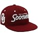 NCAA Zephyr Oklahoma Sooners Crimson Rainmaker Snapback Adjustable Hat