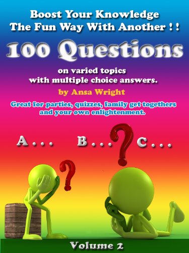Boost your knowledge the fun way Vol 2:100 questions on varied topics with multiple choice answers, can be used for quizzes