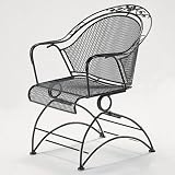 Windflower Mesh Coil Spring Barrel Chair Finish: Pecan