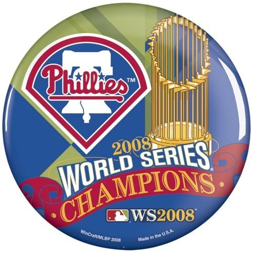 Buy Philadelphia Phillies 2008 World Series Champions 3 Round Button by Football Fanatics