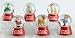 18-Piece Set Rudolph & Friends Christmas Snow Globes 2.5\