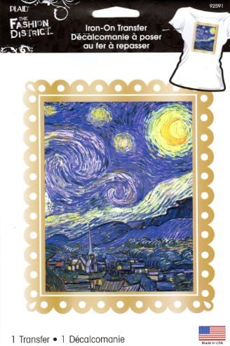 Iron-ons - Full Color - Masterpiece Starry Night - Van Gogh