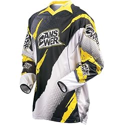 Answer Racing Alpha Air Shred Men's MX Motorcycle Jersey - Yellow/Black