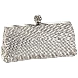 Whiting & Davis Dimple Mesh Framed Clutch
