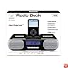 iRadio iPod Dock Clock AM/FM Radio - Black, Model# 72-50048B