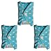 LBB(TM) Rusable Micro-fiber Mama Cloth Menstrual Pads,3pcs pack,Blue Dot