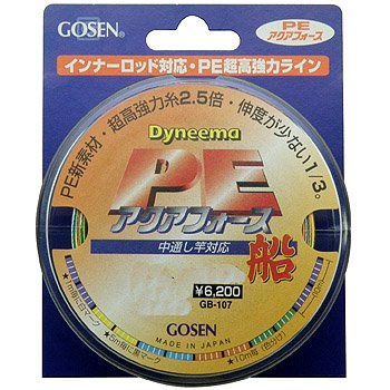ゴーセン(GOSEN) PEアクアフォース船 200m 2.5号 GB-107