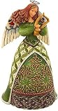 Jim Shore Irish Angel With Harp - Irish Blessing
