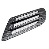 Best Gift Air Flow Intake Hood Vent Mesh Grille Trim Carbon Fiber Look For Jeep Grand... by OEM
