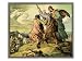 Amalek attacks children of Israel from the rear as they leave Egypt Stretched Canvas Poster Print, 12x16