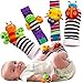 BABYCHINO Foot Finders & Wrist Rattles for Infants Developmental Texture Toys for Babies & Infant Toy Socks & Baby Wrist Rattle ? Newborn Toys for Baby Girls & Boys. Baby Boy Girl Toys 0-3 3-6 Months