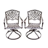 Tacoma Swivel Rockers Set Of 2- Antique Bronze