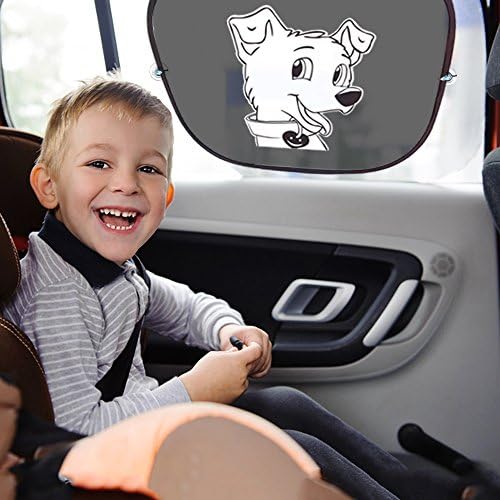 Sunshade Baby - Side Window Shade Sun Shields for Car Windows - Easy to Attach Window Shades for Cars - 2 Pack