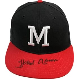 Hank Aaron Atlanta Braves Autographed Hat