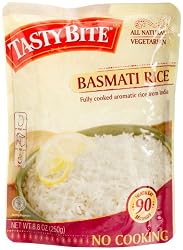 Tasty Bite Basmati Rice, Fully Cooked Aromatic Rice from India, 8.8-Ounce (Pack of 12)