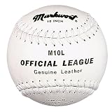 Markwort 10 - Inch Full Grain Leather / Cork Core Softball ( Dozen ) - B0001H1UPQ