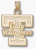Tennessee Volunteers T Lady Volunteers 5/8 Pendant - 14KT Gold Jewelry