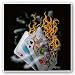Burning BlackJack by Michael Godard 11.75"x11.75" Art Print Poster