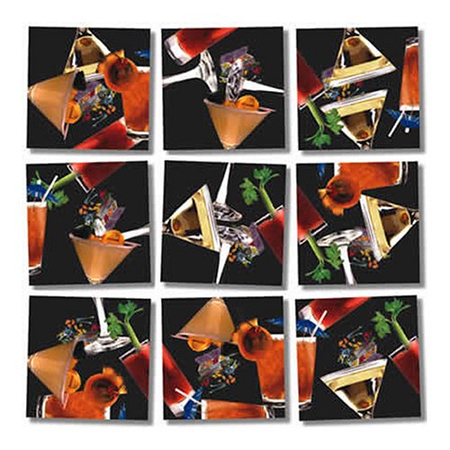 B Dazzle Cocktails Scramble Squares 9 Piece Puzzle 51A55WQNQTL B Dazzle Cocktails Scramble Squares 9 Piece Puzzle