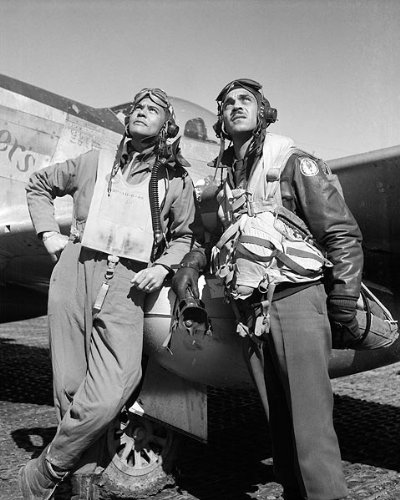 Tuskegee Airman Col. Benjamin O. Davis WWII 11x14 Silver Halide Photo Print