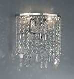 ECLIPSE:, Wandleuchte, Made in Italy, Handarbeit, Made with SPECTRA Swarovski Kristall,