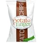 PotatoFinger Potato Chips, Barbecue, 8-Ounce Bags (Pack of 12)