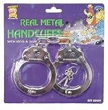 Metal handcuffs with keys