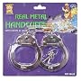 Metal handcuffs with keys