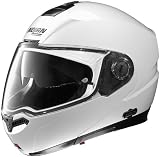 Nolan N104 Solid Modular Helmet - Medium/Metallic White