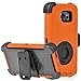 Note 5 Case, Galaxy Note 5 Case, BENTOBEN Samsung Galaxy Note 5 Case Shockproof Heavy Duty Hybrid Full Body Rugged Holster Protective Case for Samsung Galaxy Note 5 with Kickstand + Belt Clip, Orange