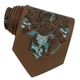 Roberto Cavalli - Roberto Cavalli Black Cobra - Solid Brown Woven Silk Tie