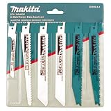 Makita 723086-A-A 6pc Recip Blade Assortment Pack