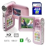SVP T100 Pink True High Definition 1280x780p Pocket Size Digital Video Camcorder bundle with 4GB SDHC Memory Card Great Price SVP T100 Pink True High Definition 1280x780p Pocket Size Digital Video Camcorder bundle with 4GB SDHC Memory Card Great Price