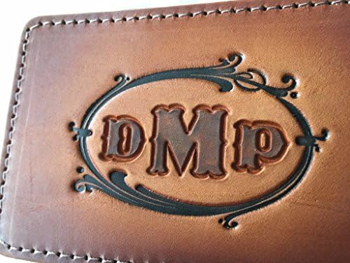 Leather Monogrammed Luggage Tag