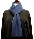 Pure Cashmere Scarf In Charcoal For Man