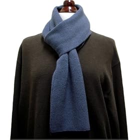 Pure Cashmere Scarf In Charcoal For Man