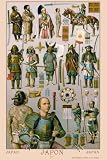 Canvas Print, Japan - Ainos Military Costume - 20 x 30