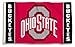 BSI PRODUCTS, INC. - Ohio State Buckeyes 3’x5’ Flag with Heavy-Duty Brass Grommets - OSU Football, Basketball & Baseball Pride - High Durability - Designed for Indoor or Outdoor Use - Great Gift Idea